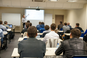 students in training classroom